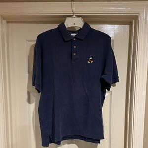 Disney Dark Blue Polo with Mickey logo